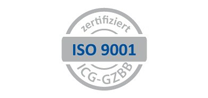 Zertifiziertes Managementsystem nach DIN EN ISO 9001:2015 Zertifiziertes Managementsystem nach DIN EN ISO 9001:2015, Logo